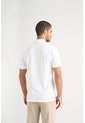 Polo Para Hombre Semi Fit Detalle Jacquard Polo Para Hombre Semi Fit Detalle Jacquard Blanco M VÉLEZ de Vélez