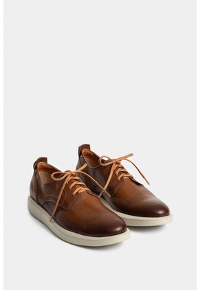 Zapatos De Cordón Borneo 2 De Cuero Para Hombre Casual Zapatos De Cordón Borneo 2 De Cuero Para Hombre Casual Miel 42 VÉLEZ