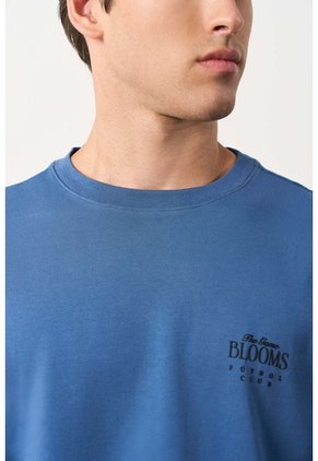 Camiseta Relaxed Fit Para Hombre Camiseta Relaxed Fit Para Hombre Azul XXL VÉLEZ