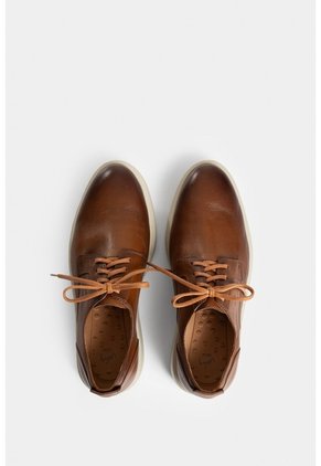 Zapatos De Cordón Borneo 2 De Cuero Para Hombre Casual Zapatos De Cordón Borneo 2 De Cuero Para Hombre Casual Miel 42 VÉLEZ