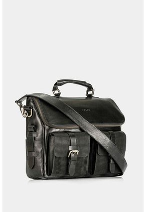 Maletín Portátil " New Archeology" De Cuero Negro Maletín Portátil " New Archeology" De Cuero Negro Vélez