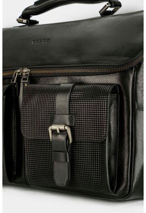 Maletín Portátil " New Archeology" De Cuero Negro Maletín Portátil " New Archeology" De Cuero Negro Vélez