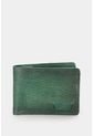 Billetera Ground De Cuero Grabado Para Hombre Efecto Envejecido Billetera Ground De Cuero Grabado Para Hombre Efecto Envejecido Verde Vélez de Vélez