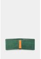 Billetera Ground De Cuero Grabado Para Hombre Efecto Envejecido Billetera Ground De Cuero Grabado Para Hombre Efecto Envejecido Verde Vélez de Vélez