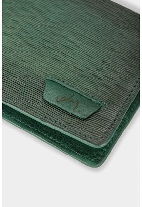 Billetera Ground De Cuero Grabado Para Hombre Efecto Envejecido Billetera Ground De Cuero Grabado Para Hombre Efecto Envejecido Verde Vélez