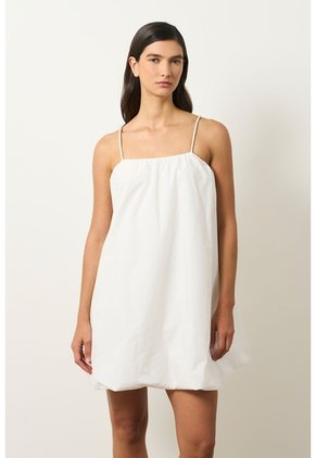 Vestido Mini Balloon Para Mujer Eos Vestido Mini Balloon Para Mujer Eos Crema 12 VÉLEZ