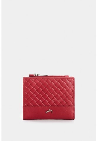 Billetera De Cuero Grabado Para Mujer Hazen Billetera De Cuero Grabado Para Mujer Hazen Rojo VÉLEZ Vélez