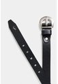 Cinturón Unifaz De Cuero Abatanado Para Mujer Con Puntera Hexagonal Cinturón Unifaz De Cuero Abatanado Para Mujer Con Puntera Hexagonal Negro L VÉLEZ de Vélez