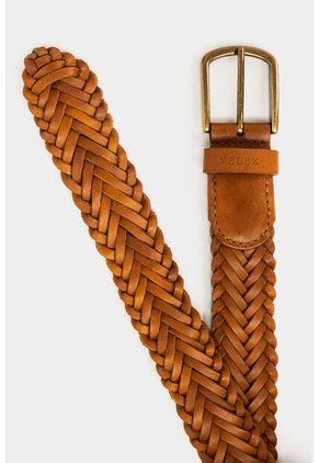 Cinturón Unifaz Giresun De Cuero Para Hombre Trenzado Artesanal Miel Cinturón Unifaz Giresun De Cuero Para Hombre Trenzado Artesanal Miel 40 VÉLEZ