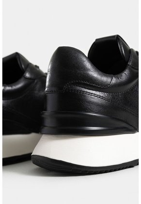 Tenis Cooper 3 De Cuero Para Hombre Spoiler En Contraste Tenis Cooper 3 De Cuero Para Hombre Spoiler En Contraste Negro 41 VÉLEZ