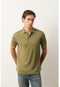 Polo Lucca Manga Corta Para Hombre Texturizada Polo Lucca Manga Corta Para Hombre Texturizada Kaky XL VÉLEZ de Vélez