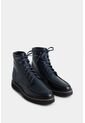 Bota Luster De Cuero Para Hombre Efecto Envejecido Bota Luster De Cuero Para Hombre Efecto Envejecido Azul Oscuro 43 VÉLEZ de Vélez