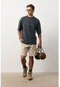 Camiseta Relaxed Fit Para Hombre Camiseta Relaxed Fit Para Hombre Gris Pistola XXL VÉLEZ de Vélez
