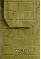 Porta Celular Serpia De Cuero Para Mujer Grabado Porta Celular Serpia De Cuero Para Mujer Grabado Verde Oliva VÉLEZ de Vélez