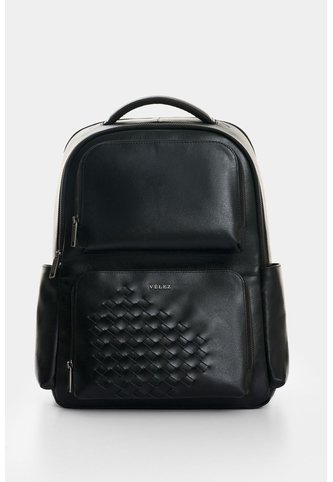 Morral Monet 3.0 En Cuero Con Tejido Para Hombre Morral Monet 3.0 En Cuero Con Tejido Para Hombre Negro VÉLEZ Vélez