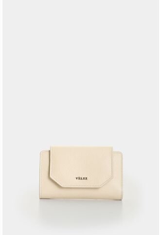 Billetera Bravo En Cuero Para Mujer Billetera Bravo En Cuero Para Mujer Blanco VÉLEZ Vélez