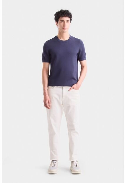 Pantalón En Drill Para Hombre Semi Fitted Pantalón En Drill Para Hombre Semi Fitted Crema 38 Vélez