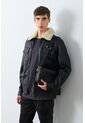 Chaqueta Oculto De Cuero Para Hombre Silueta Aviador Chaqueta Oculto De Cuero Para Hombre Silueta Aviador Negro L VÉLEZ de Vélez
