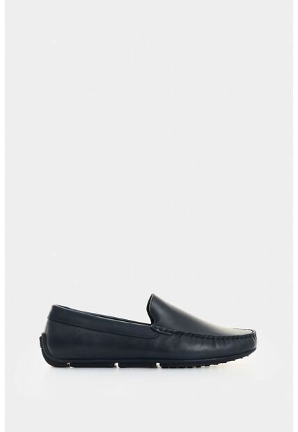 Mocasines De Cuero Para Hombre Borneo Mocasines De Cuero Para Hombre Borneo Azul Oscuro 41 VÉLEZ
