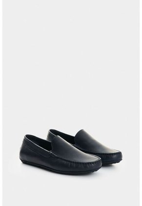 Mocasines De Cuero Para Hombre Borneo Mocasines De Cuero Para Hombre Borneo Azul Oscuro 41 VÉLEZ