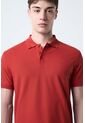 Polo Para Hombre Semi Fit Detalle Jacquard Polo Para Hombre Semi Fit Detalle Jacquard Terracota L Vélez de Vélez
