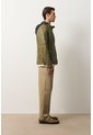 Chaqueta Belmont De Cuero Para Hombre Capucha Y Pechera Chaqueta Belmont De Cuero Para Hombre Capucha Y Pechera Verde Oliva M VÉLEZ de Vélez