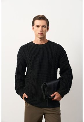 Sweater Tejido Para Hombre Raices Sweater Tejido Para Hombre Raices Negro XXL VÉLEZ