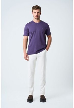 Camiseta Micropima Arizona Para Hombre Semi Ajustada Camiseta Micropima Arizona Para Hombre Semi Ajustada Morado XL VÉLEZ