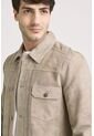 Chaqueta Zambeze De Gamuza Para Hombre Cuello Camisero Chaqueta Zambeze De Gamuza Para Hombre Cuello Camisero Gris XL Vélez de Vélez