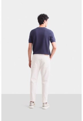 Pantalón En Drill Para Hombre Semi Fitted Pantalón En Drill Para Hombre Semi Fitted Crema 38 Vélez