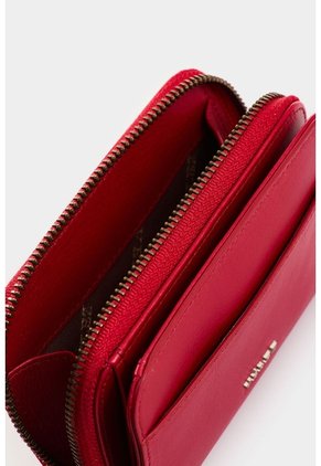 Billetera De Cuero Para Mujer Moon Billetera De Cuero Para Mujer Moon Rojo VÉLEZ