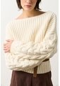 Sweater Para Mujer Icaro Sweater Para Mujer Icaro Crema XL VÉLEZ de Vélez