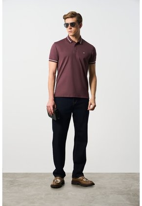 Polo Manga Corta Para Hombre Luzia Polo Manga Corta Para Hombre Luzia Vinotinto XL VÉLEZ