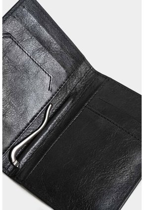 Porta Billetes Alava De Cuero Para Hombre Acabado Aerógrafo Porta Billetes Alava De Cuero Para Hombre Acabado Aerógrafo Negro Vélez