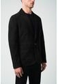 Blazer Niger De Gamuza Para Hombre Fit Semi Ajustado Blazer Niger De Gamuza Para Hombre Fit Semi Ajustado Negro L VÉLEZ de Vélez
