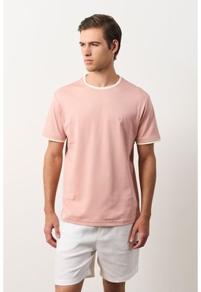 Camiseta En Algodón Para Hombre Luma Camiseta En Algodón Para Hombre Luma Rosado XXL VÉLEZ