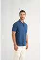 Polo Para Hombre Semi Fit Detalle Jacquard Polo Para Hombre Semi Fit Detalle Jacquard Azul Oscuro S VÉLEZ de Vélez