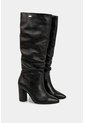 Botas Tacón Caña Alta Kaskai De Cuero Para Mujer Horma En Punta Negro Botas Tacón Caña Alta Kaskai De Cuero Para Mujer Horma En Punta Negro 36 VÉLEZ de Vélez