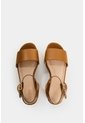 Sandalia Plataforma De Cuero Para Mujer Soren Sandalia Plataforma De Cuero Para Mujer Soren Miel 39 VÉLEZ de Vélez
