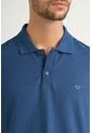 Polo Para Hombre Semi Fit Detalle Jacquard Polo Para Hombre Semi Fit Detalle Jacquard Azul Oscuro S VÉLEZ de Vélez