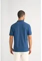 Polo Para Hombre Semi Fit Detalle Jacquard Polo Para Hombre Semi Fit Detalle Jacquard Azul Oscuro S VÉLEZ de Vélez