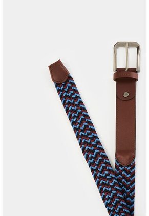 Cinturón Trenzado Para Hombre Zafiro 2 Cinturón Trenzado Para Hombre Zafiro 2 Vinotinto 40 VÉLEZ