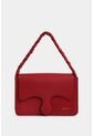 Bowling Maxi Garniel De Cuero Para Mujer Manija Trenzada Bowling Maxi Garniel De Cuero Para Mujer Manija Trenzada Rojo VÉLEZ de Vélez