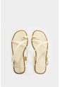 Sandalia Plana De Cuero Para Mujer Kira Sandalia Plana De Cuero Para Mujer Kira Beige 34 VÉLEZ de Vélez