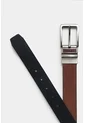 Cinturón Doble Faz De Cuero Para Hombre Doble Pasador Cinturón Doble Faz De Cuero Para Hombre Doble Pasador Miel 44 VÉLEZ de Vélez