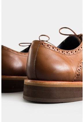 Zapatos Cordón Brogue De Cuero Para Hombre Cortes Tradicionales Zapatos Cordón Brogue De Cuero Para Hombre Cortes Tradicionales Miel 46 VÉLEZ