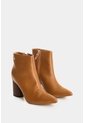Botines Agata De Cuero Para Mujer Silueta Punta Botines Agata De Cuero Para Mujer Silueta Punta Miel 40 VÉLEZ de Vélez
