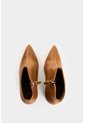 Botines Agata De Cuero Para Mujer Silueta Punta Botines Agata De Cuero Para Mujer Silueta Punta Miel 40 VÉLEZ de Vélez