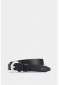 Cinturón Unifaz De Cuero Abatanado Para Mujer Con Puntera Hexagonal Cinturón Unifaz De Cuero Abatanado Para Mujer Con Puntera Hexagonal Negro S VÉLEZ de Vélez