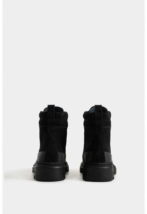 Botas Neu De Cuero Para Hombre Suela Tractorada Botas Neu De Cuero Para Hombre Suela Tractorada Negro 45 Vélez